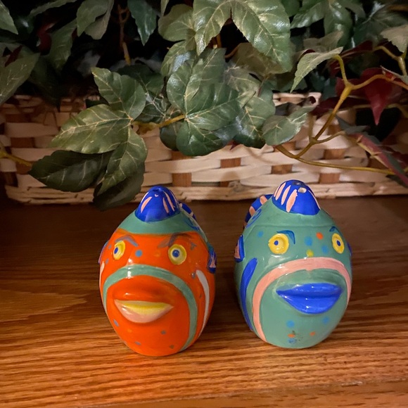 Other - ADORABLE FISH SALT AND PEPPER SHAKERS